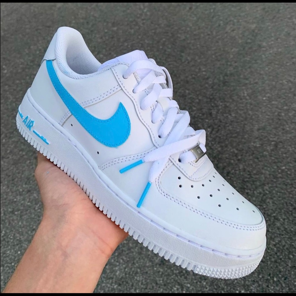 Cloud ☁️custom Nike Air Force 1’s